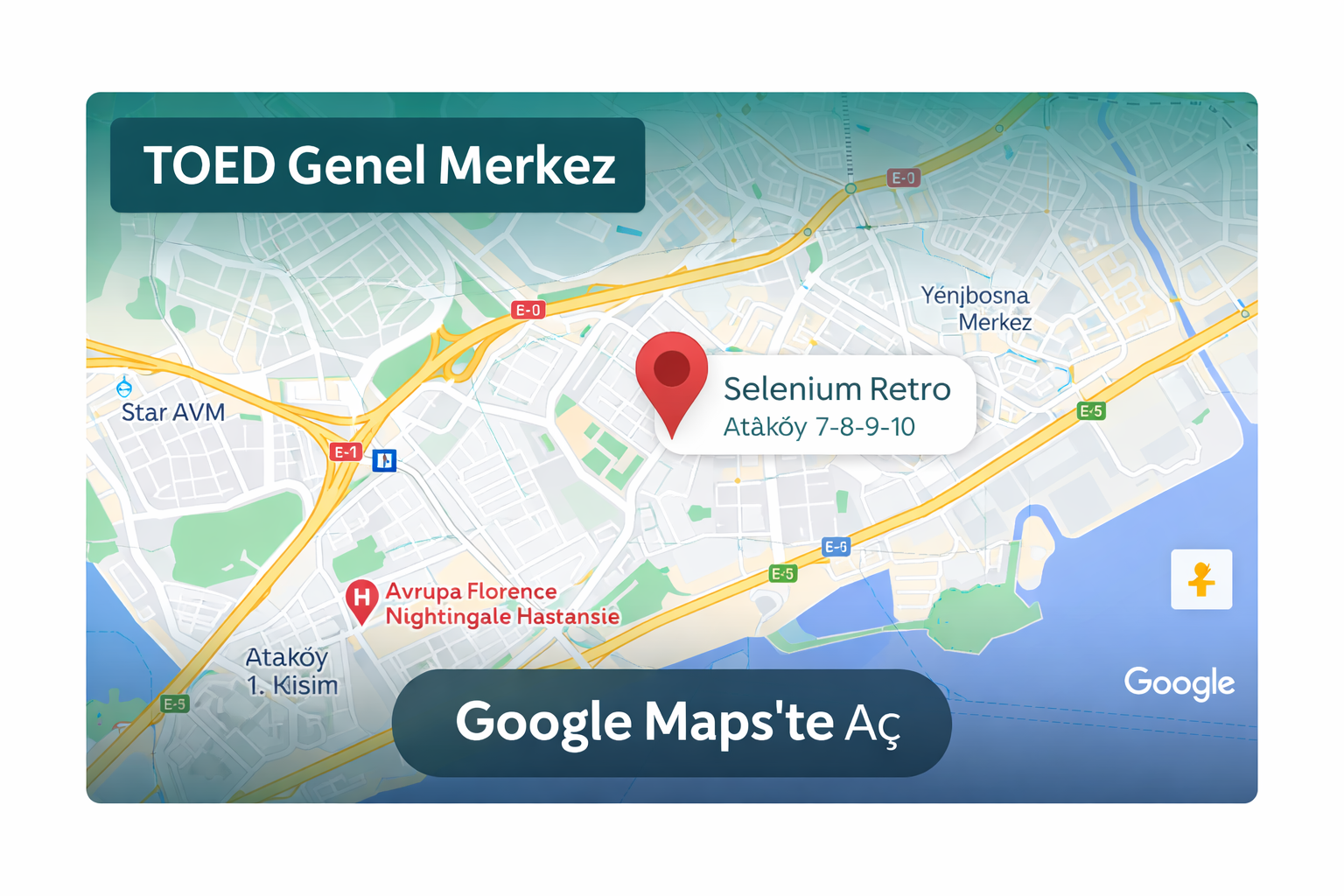 TOED Genel Merkez - Google Maps